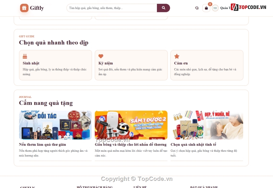 quà tặng,tặng,code bán quà tặng